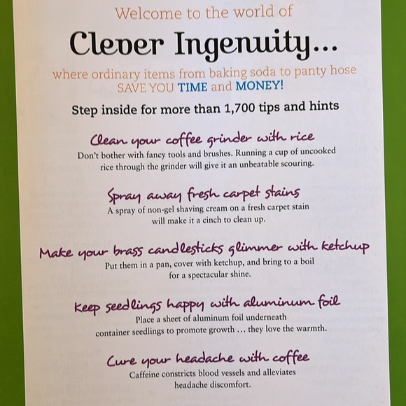 Gift with purchase- Extraordinary uses for ordinary things book - Picture 3 of 11